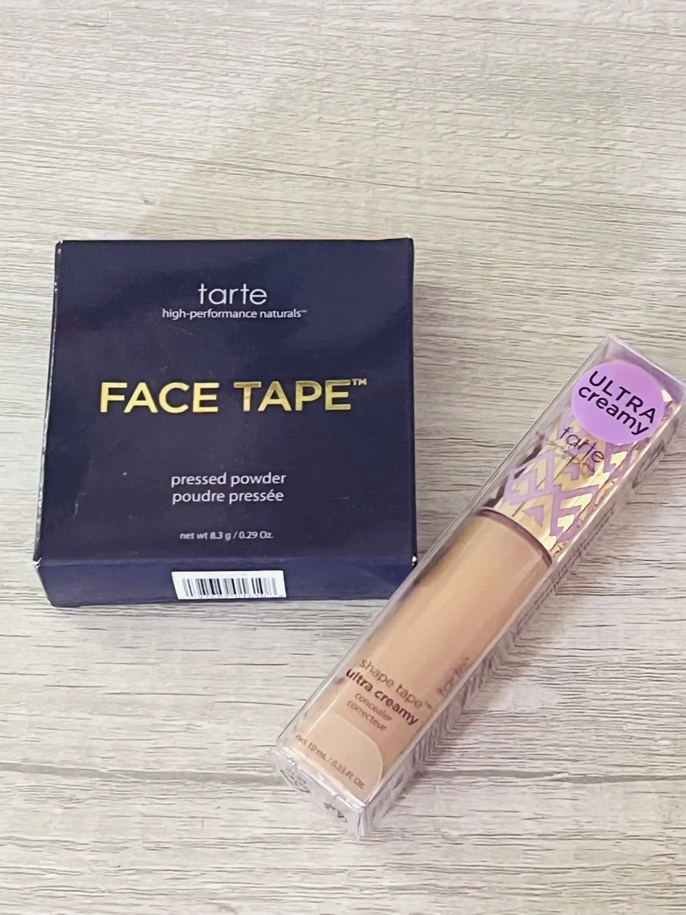 Tarte Shape tape™ creamy concealer & pressed powder in 38N NWT
